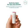 Lip & Cheek Bloom. 2 in 1 Natural Lipstick for Vibrant Color.