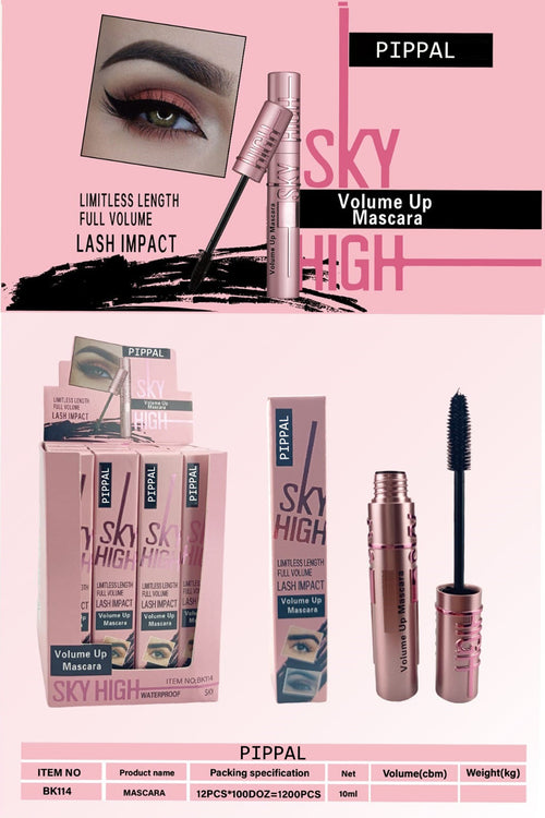 Pippal Sky High Eyeliner 1 Pcs with Mascara Ultra Volume Up Volumizing Mascara for Bold And Drama... - view 2