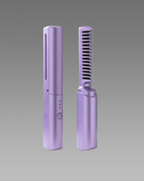 Meneflix Portable Mini Hair Straightener Cordless Rechargeable Mini Adjustable Hair Straightener ...