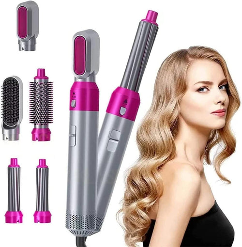5 in 1 Multifunctional Hair Dryer Styling Tool, Detachable 5-in-1 Multi-Head Hot Air Comb, The Ne... - view 5
