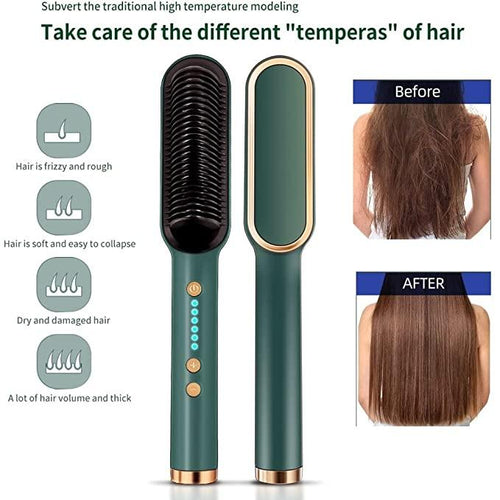 Professional Electric Hair Straightener Comb Brush - view 5