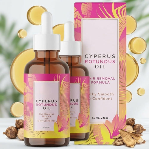 Cyperus Rotundus Hair Removal Oil — Natural Formula (Pack of 2)