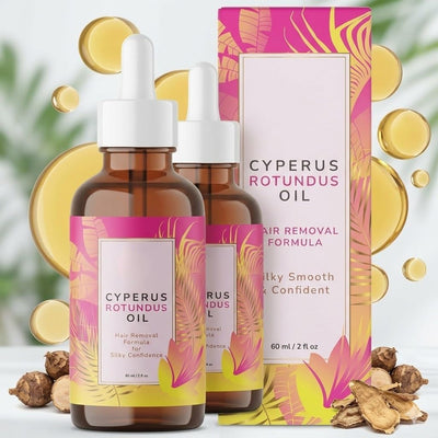Cyperus Rotundus Hair Removal Oil — Natural Formula (Pack of 2)