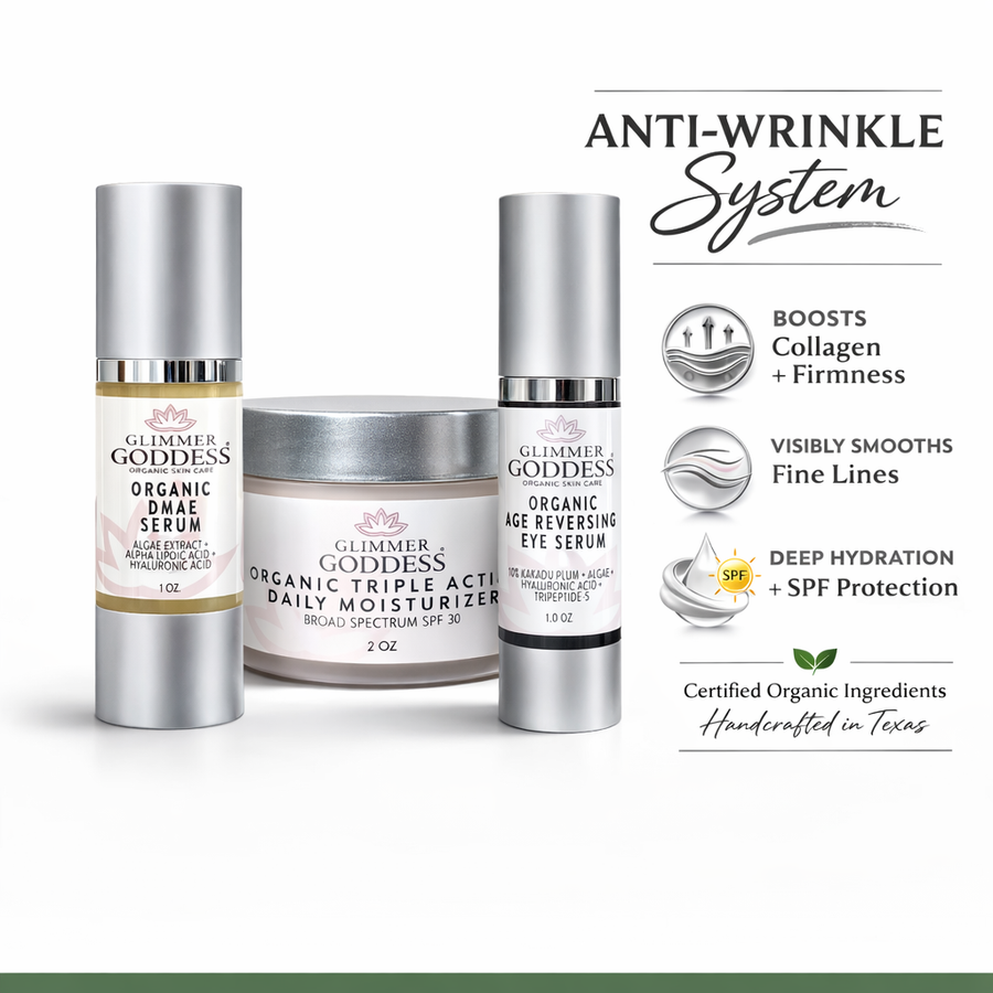 Organic Anti-Wrinkle Trio 3-Step Collagen Boosting System