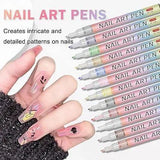 Nail Art Pens Set of 12 Colors - view 4