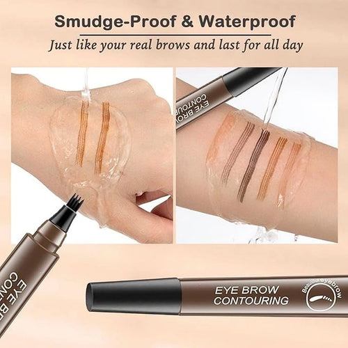 Waterproof Microblading Eyebrow Pencil with a Micro-Fork Tip Applicator Pack of 2 - view 4