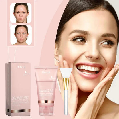 Before and after results — smoother, glowing skin with silicone brush